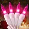 100 Count Mini Pink Lights String, 21ft Pink Christmas Tree Lights Plug in,Christmas Pink String Lights for Room, Valentine's Day Outdoor Porch Decor Birthday Celebrations and Weddings Decorations